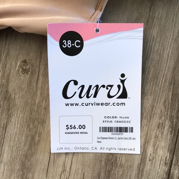 NWT Curves 38 C Nude Comfort Control Shapewear - Picture 6 of 9